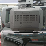 tank 300 COMBAT RIDER Mecha style side window expansion box (full black / black & white color)