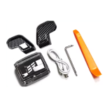 Jetour T2 Gen 1 Carbon Fiber Style Crystal Shift Knob + Side Carbon Fiber Covers