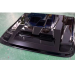 Jetour T2 Mecha-Style Hood Cover glossy black color