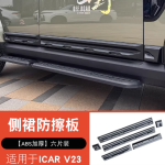ICAR V23 side skirts - gloss black / matte black