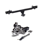 Jetour T2 8mm Thick Manganese Steel Tow Bar Kit with 304 Stainless Steel Hook, Adapter & Lock